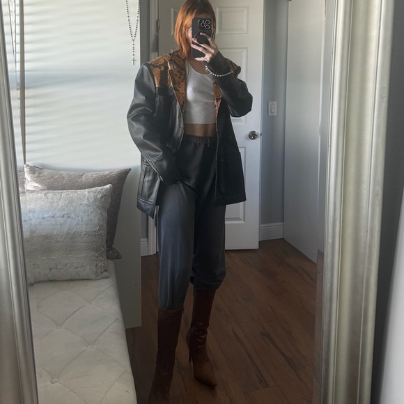 Alessandra Rich Python leather blazer jacket. Size IT 40 - Picture 6 of 16